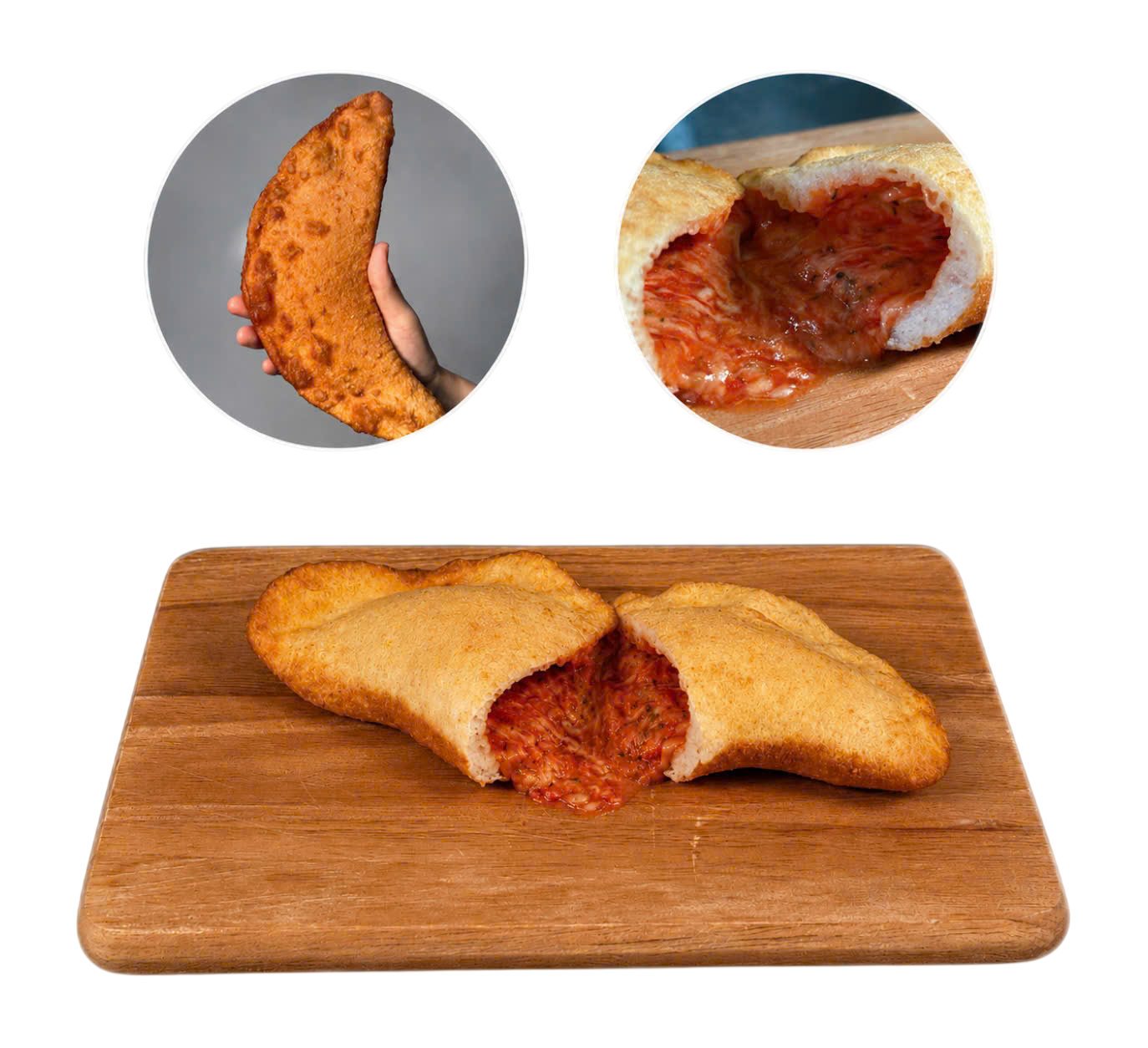 Panzerotti sốt cà chua và mozzarella
