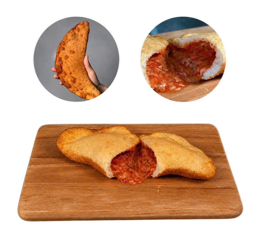 Panzerotti sốt cà chua và mozzarella